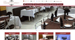 Desktop Screenshot of hotelmanharresidency.com